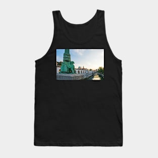 Dragon Bridge in Ljubljana, Slovenia Tank Top